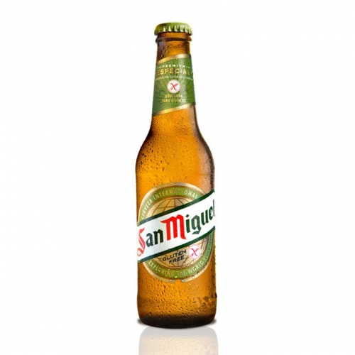 San Miguel Sin gluten botella 33 cl